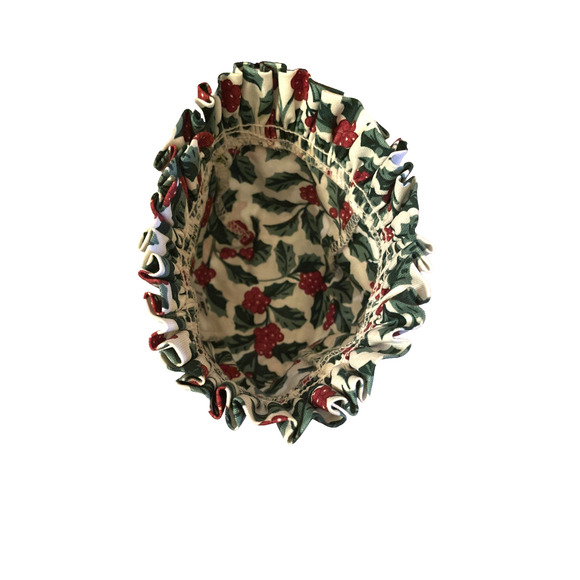 Liner for A Small Sweet Basil /Oregano Basket by Longaberger Retired Festive - Picture 13 of 16